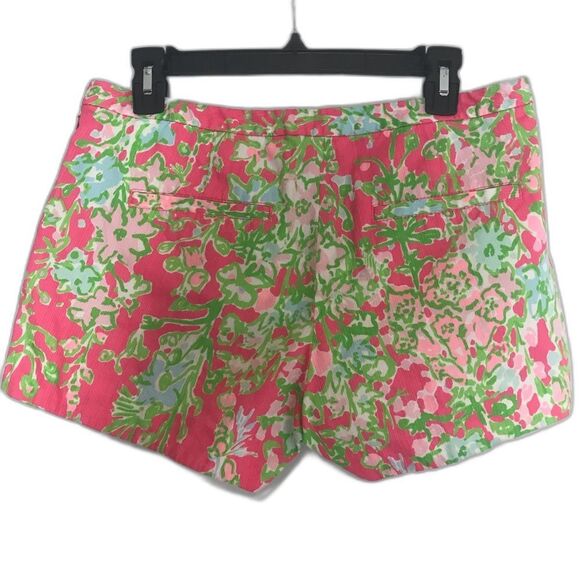 Lilly Pulitzer Adie Short Women's Size 6 Flamingo Pink Southern Charm - Picture 4 of 14
